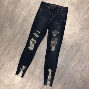 American Eagle Torn Skinny Jeans